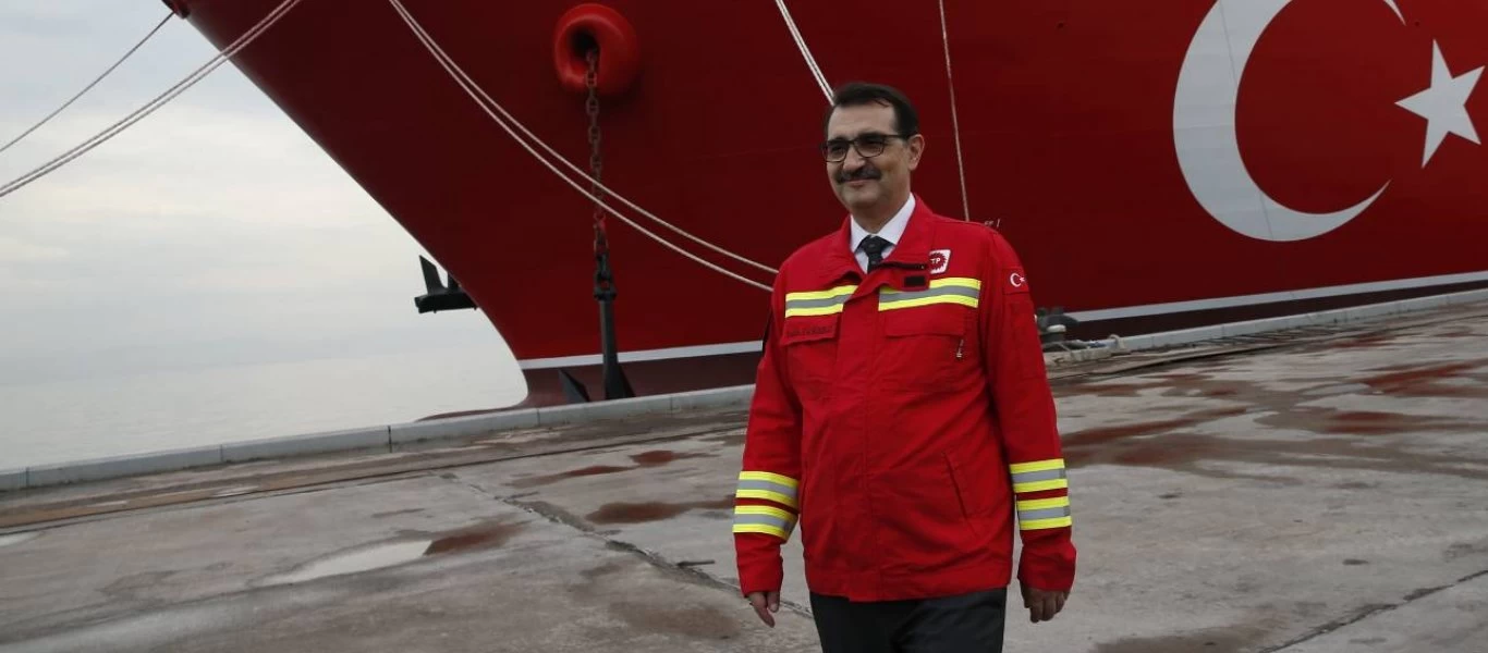 «Εντοπίσαμε μεγάλα κοιτάσματα φυσικού αερίου στην Αν.Μεσόγειο» λέει ο Τούρκος υπουργός Ενέργειας για Καστελόριζο & Κύπρο